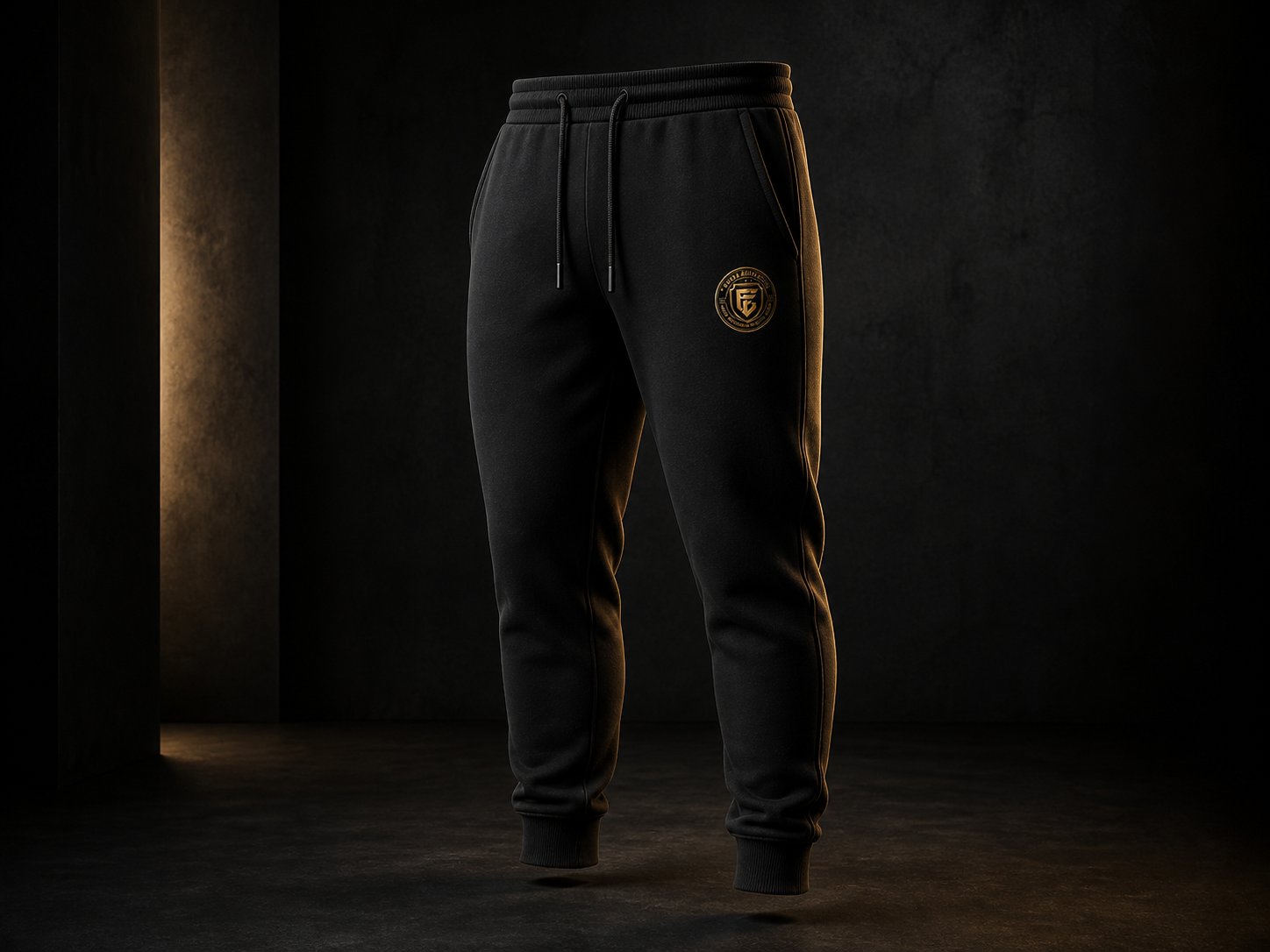 The Resilience Jogger premium black joggers
